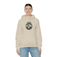 Eihwaz Yew World Tree Rune Hoodie - Soft Cotton Blend Pullover - Unisex White