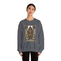 Hierophant Tarot Card Sweatshirt - Heavy Blend Crewneck Fleece - Unisex Ash