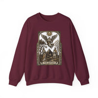 The Lovers Tarot Card Sweatshirt - Heavy Blend Fleece Crewneck - Unisex White