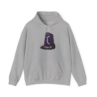 Perthro Rune Mystery Graphic Hoodie - Heavyweight Fleece Pullover - Unisex White