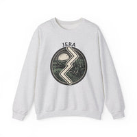 Jera Rune Harvest Field Sweatshirt - Medium Weight Cotton Blend Crewneck - Unisex White