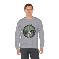 Tiwaz Rune Justice Judgment Sweatshirt - Heavy Blend Fleece Crewneck - Unisex Ash Gray