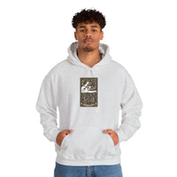 Judgement Tarot Card Graphic Hoodie - Heavyweight Cotton Blend Pullover - Unisex White