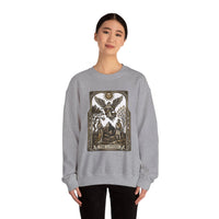 The Lovers Tarot Card Sweatshirt - Heavy Blend Fleece Crewneck - Unisex White