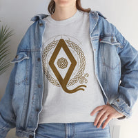 Ingwaz Rune Seed & Potential T-Shirt - Heavy Cotton Classic Fit Tee - Unisex White