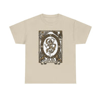 The World Tarot Card Graphic T-Shirt - Heavy Cotton Classic Fit Tee - Unisex White