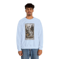 Major Arcana Empress Tarot Card Sweatshirt - Soft Heavy Blend Crewneck - Unisex White