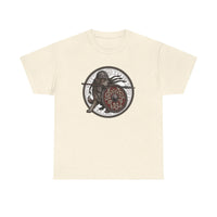 Viking Berserker Dog Shieldmaiden T-Shirt - Heavyweight 100% Cotton Classic Tee - Unisex White