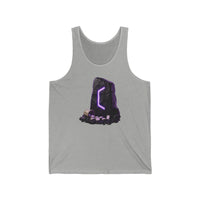 Perthro Rune Divination Tank Top - Lightweight Cotton Retail Fit - Unisex White
