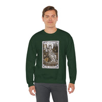 Major Arcana Empress Tarot Card Sweatshirt - Soft Heavy Blend Crewneck - Unisex White