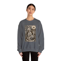 Temperance Tarot Card Angel Sweatshirt - Heavy Blend Fleece Crewneck - Unisex White