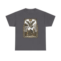 The Lovers Tarot Card Graphic T-Shirt - Heavy Cotton Classic Fit Tee - Unisex White