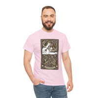 Judgement Angel Graphic T-Shirt - Heavy Cotton Classic Fit Tee - Unisex White