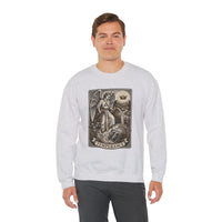 Temperance Tarot Card Angel Sweatshirt - Heavy Blend Fleece Crewneck - Unisex White