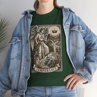 Temperance Angel Tarot Card T-Shirt - Heavy Cotton Classic Fit Tee - Unisex White