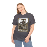 The Chariot Tarot Card T-Shirt - Heavy Cotton Classic Fit Tee - Unisex White