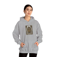 The Hierophant Tarot Card Hoodie - Heavyweight Fleece Pullover - Unisex White