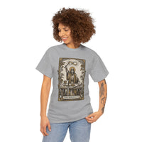 The Magician Tarot Card T-Shirt - Heavyweight 100% Cotton Classic Tee - Unisex White