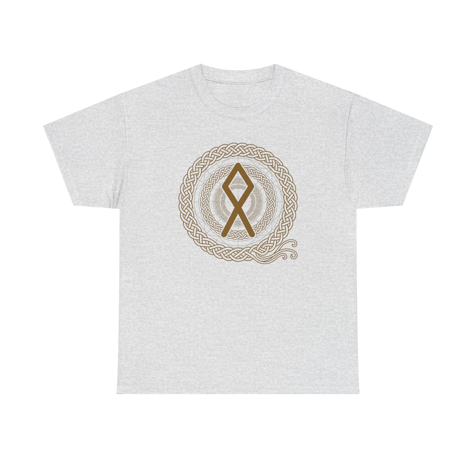 Othala Rune Inheritance T-Shirt - Heavy Cotton Classic Fit Tee - Unisex White