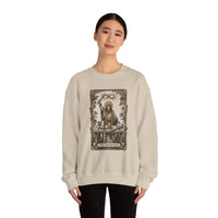 The Magician Tarot Card Sweatshirt - Heavy Blend Fleece Crewneck Pullover - Unisex Warm White