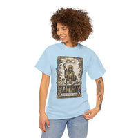 The Magician Tarot Card T-Shirt - Heavyweight 100% Cotton Classic Tee - Unisex White