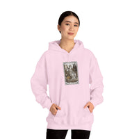 The Empress Tarot Card Hoodie - Heavyweight Cotton Blend Pullover - Unisex Ash