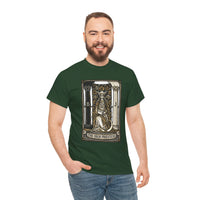 The High Priestess Tarot Card T-Shirt - Heavy Cotton Classic Fit Tee - Unisex White