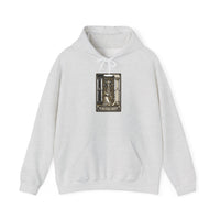 High Priestess Tarot Card Hoodie - Heavy Blend Fleece Pullover - Unisex White