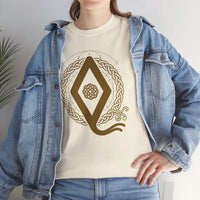 Ingwaz Rune Seed & Potential T-Shirt - Heavy Cotton Classic Fit Tee - Unisex White