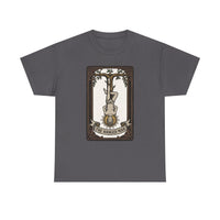 The Hanged Man Tarot Card T-Shirt - Heavy Cotton Classic Fit Tee - Unisex White