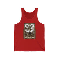 The Lovers Tarot Card Tank Top - Lightweight Ring-Spun Jersey - Unisex White