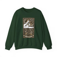 Judgement Tarot Card Graphic Sweatshirt - Heavy Blend Classic Fit Crewneck - Unisex White