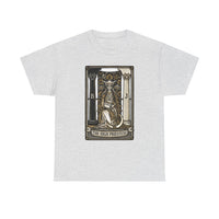 The High Priestess Tarot Card T-Shirt - Heavy Cotton Classic Fit Tee - Unisex White
