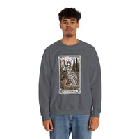 Major Arcana Empress Tarot Card Sweatshirt - Soft Heavy Blend Crewneck - Unisex White