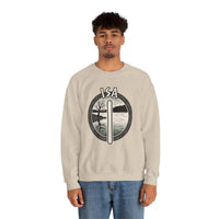 Isa Rune Ice Stillness Sweatshirt - Heavy Blend Crewneck Fleece - Unisex White