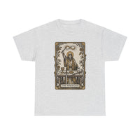 The Magician Tarot Card T-Shirt - Heavyweight 100% Cotton Classic Tee - Unisex White