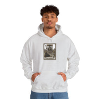 The Chariot Tarot Card Hoodie - Heavy Blend Fleece Pullover - Unisex Off White