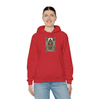 The Hierophant Tarot Card Hoodie - Heavyweight Fleece Pullover - Unisex White