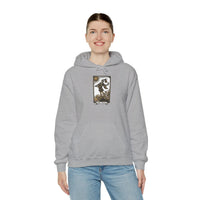 The Fool Tarot Card Hoodie - Heavy Blend Cotton Blend Pullover - Unisex White