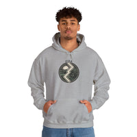 Jera Harvest Rune Graphic Hoodie - Heavy Blend Fleece Pullover - Unisex White