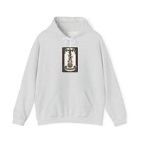 The Hanged Man Tarot Card Hoodie - Heavy Blend Fleece Pullover - Unisex White