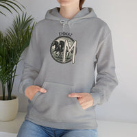 Ehwaz Divine Twins Horse Rider Hoodie - Medium-Heavy Cotton Blend Hoodie - Unisex White