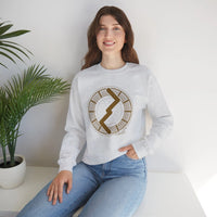 Jera Harvest Rune Sweatshirt - Heavy Cotton Blend Crewneck - Unisex White