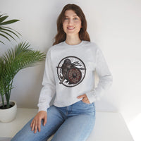 Shieldmaiden Viking Berserker Dogs Sweatshirt - Heavyweight Fleece Crewneck - Unisex White