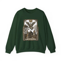 The Lovers Tarot Card Sweatshirt - Heavy Blend Fleece Crewneck - Unisex White