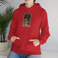 The Star Tarot Card Hoodie - Cozy Heavy Blend Fleece Pullover - Unisex White