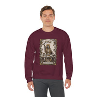 The Magician Tarot Card Sweatshirt - Heavy Blend Fleece Crewneck Pullover - Unisex Warm White