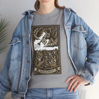 Judgement Angel Graphic T-Shirt - Heavy Cotton Classic Fit Tee - Unisex White