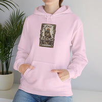 The Magician Tarot Card Hoodie - Cozy Fleece Pullover - Unisex White