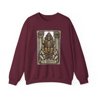 Hierophant Tarot Card Sweatshirt - Heavy Blend Crewneck Fleece - Unisex Ash